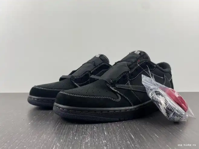 Chep Onekick Jordan Air DM7866-001 Jordan x Scott 1 Low Black Phantom